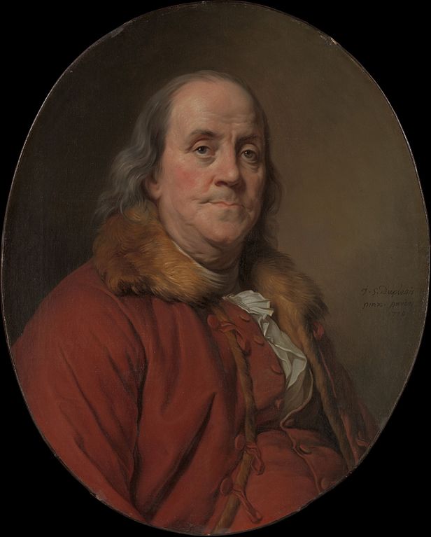 1778 Portrait of Benjamin Franklin