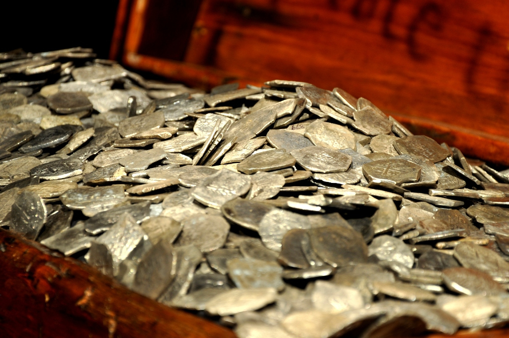 Treasure recovered from the wreck of the Whydah Gally