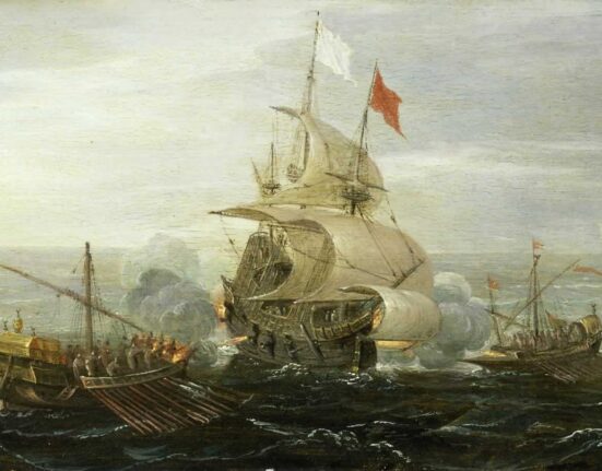 Barbary Pirates Painting